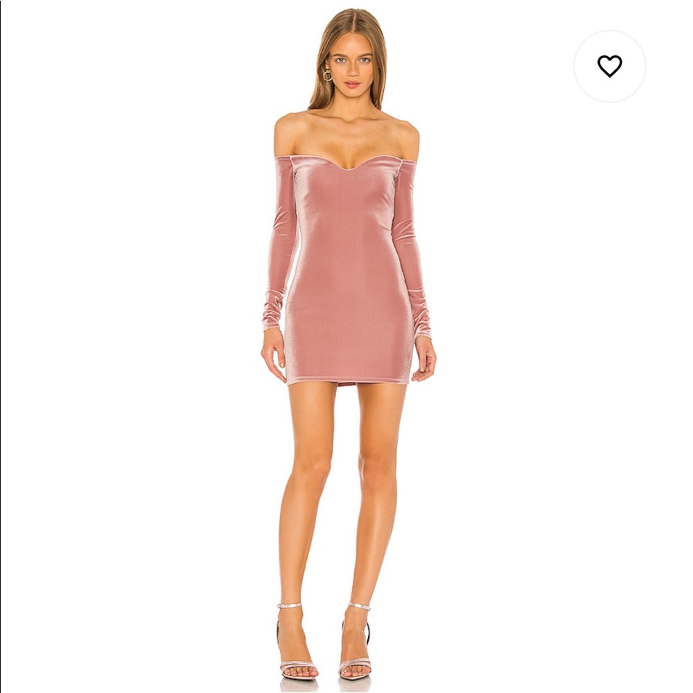 NBD Clara Mini Dress in Blush Pink